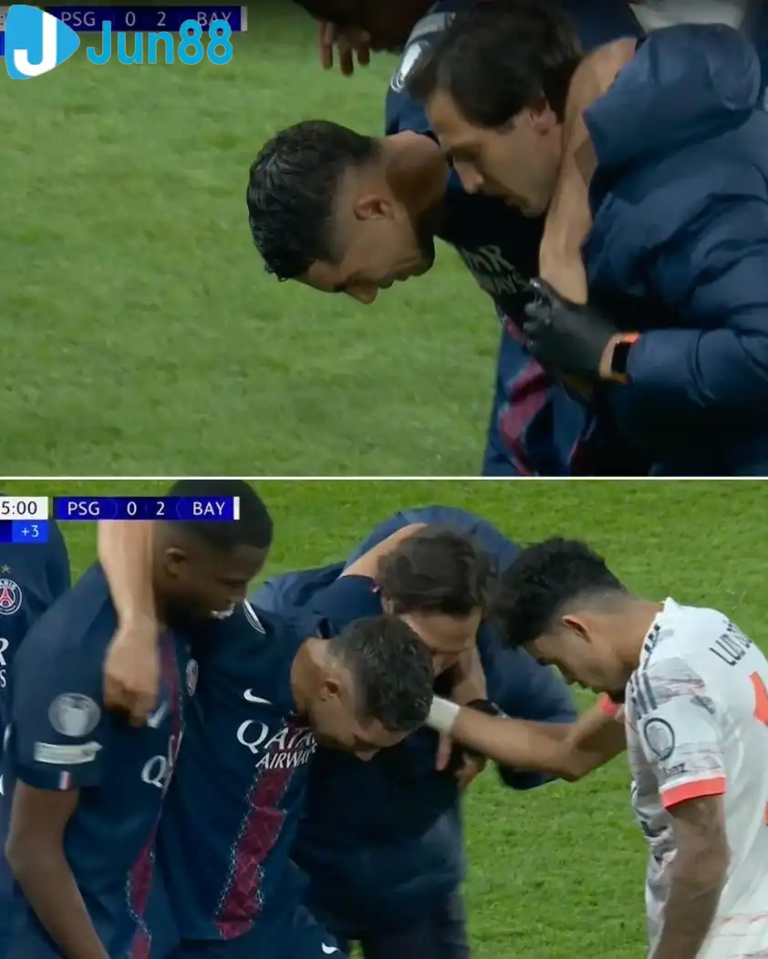 Hakimi khóc nức nở không ngừng sau pha vào bóng kinh hoàng của Diaz.