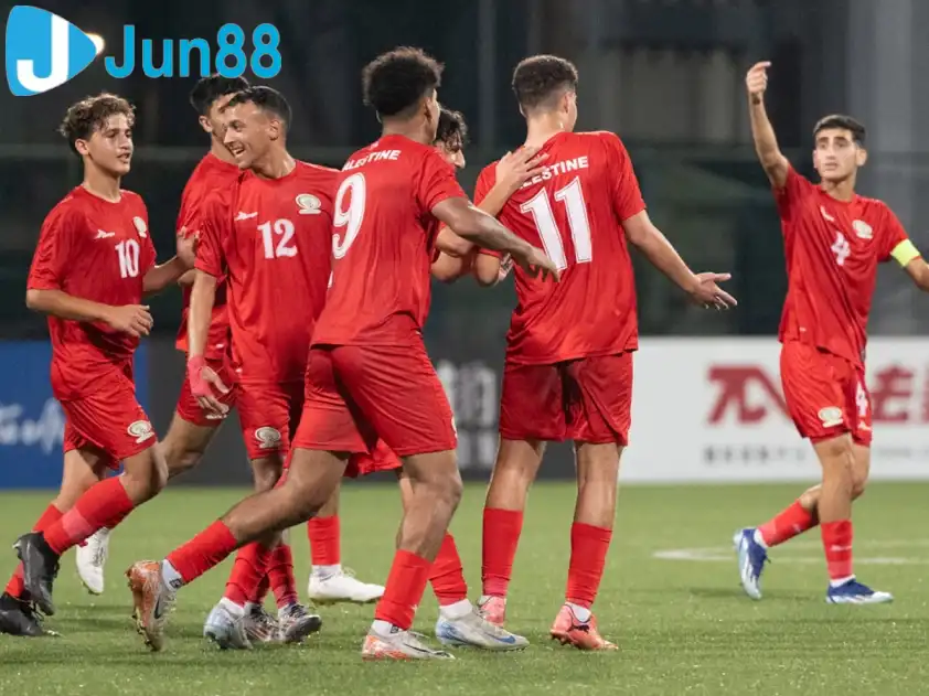U17 Liban và U17 Palestine đều có điểm sau lượt trận ra quân (Ảnh: AFC)